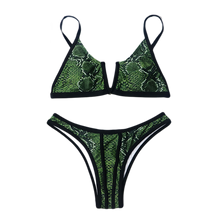 Load image into Gallery viewer, Lucia Two Piece "Green Mamba"