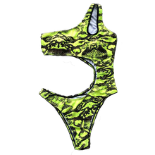 Load image into Gallery viewer, Tao Tankini "Lime Snakeskin"