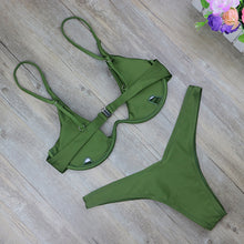 Load image into Gallery viewer, Topanga Two Piece "Verde Green"