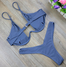 Load image into Gallery viewer, Topanga Two Piece "Blush Blue"