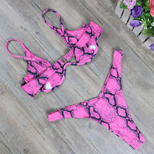 Load image into Gallery viewer, Topanga Two Piece "Pink Python"