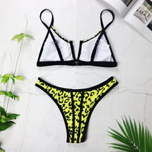 Load image into Gallery viewer, Lucia Two Piece "Yellow Cheetah"